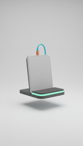 Phone charging dock fresh mint