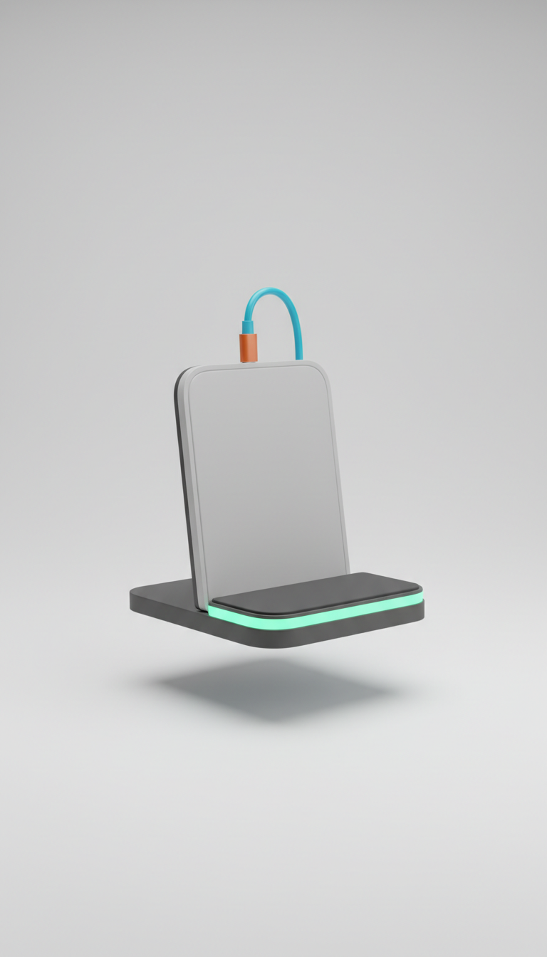 Phone charging dock fresh mint