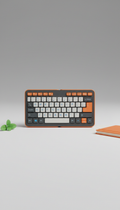 Foldable Bluetooth keyboard pop orange